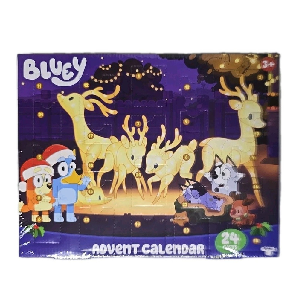 BBC Bluey Advent Calendar 2025 New / Sealed Moose Day Of Release!  24‎ Gifts U51